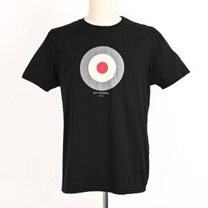 Mens Black Ben Sherman Target T-Shirt - XXL